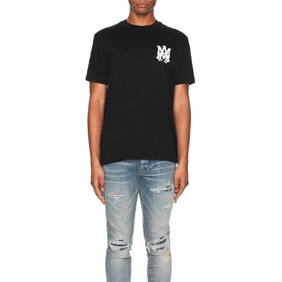 Amiri MA Core Logo Tee in Black Short Sleeve - Picture 3 of 11
